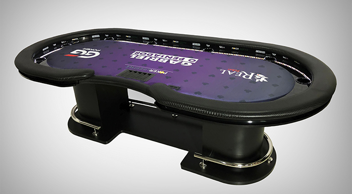 Mesa de Poker GG Poker com apoio de pés de metal - L12